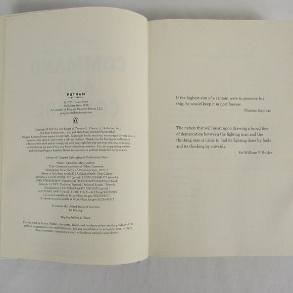 Tom Clancy | Command and Control | By Marc Cameron | Hard Cover Edition - Picture 4 of 4